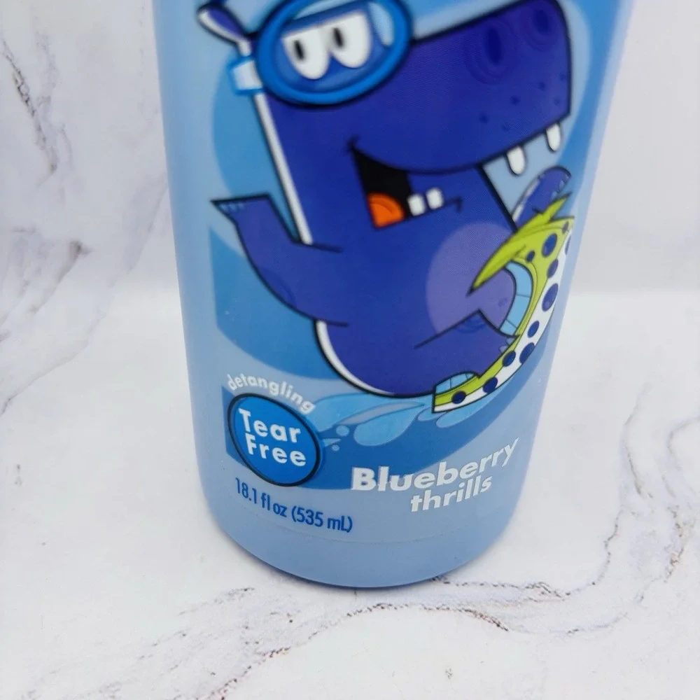 Suave For Kids 2-in-1 Shampoo Smoothers Blueberry Thrills Detangling 18.1 fl.oz